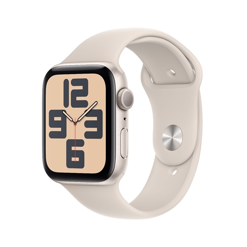 שעון אפל Apple Watch SE GPS 44mm צבע Starlight