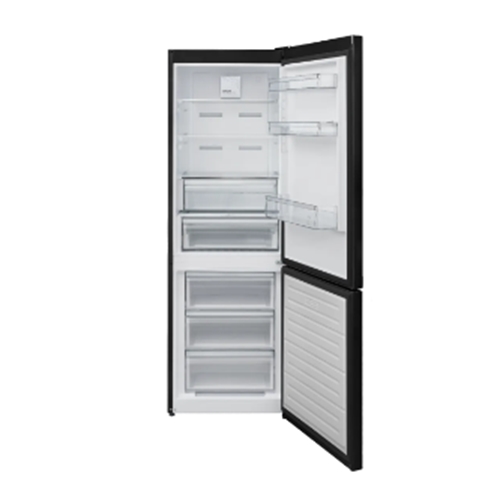 מקרר מקפיא תחתון נירוסטה מושחרת דגם Sauter SVR370