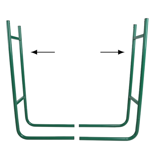 מתקן מתכוונן לאחסון עצי הסקה וגזעי עץ דגם 9201045