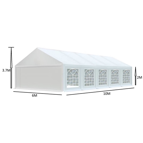 אוהל לאירועים פרימיום מידות 10*6 מבית PRO-TENT