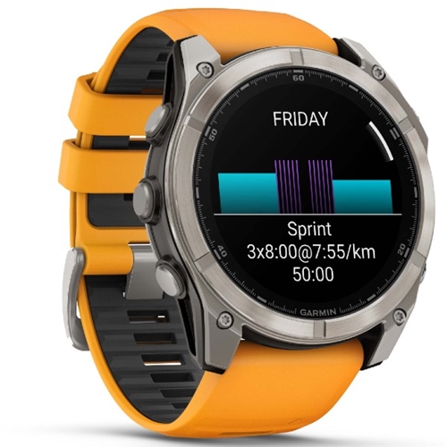 שעון ספורט חכם Fenix 8 AMOLED גרמין GARMIN טיטניום