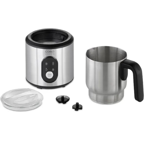 מקציף חלב מקצועי קר וחם CASO Crema &amp; Choco Inox