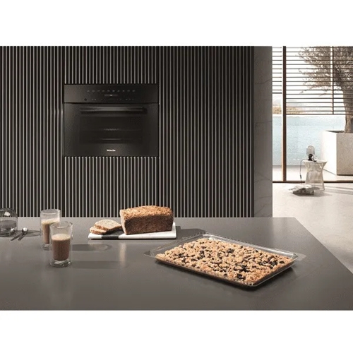 תנור בנוי משולב מיקרוגל Miele H7240 BM שחור