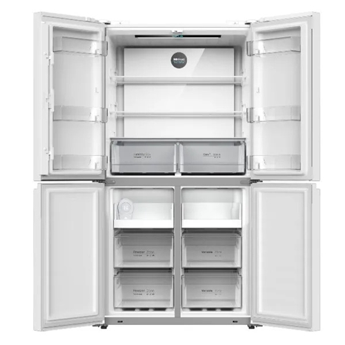 מקרר 4 דלתות 601 ל' AMCOR MER6600GW זכוכית לבנה