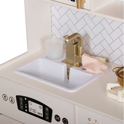 מטבח אלקטרוני ענק לילדים מעץ דגם בארי