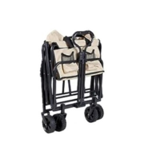 עגלת קמפינג 80 ליטר צבע שמנת