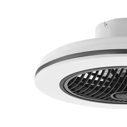 מאוורר תקרה עם שלט דגם SEMICOM 30W ADRIANO שחור