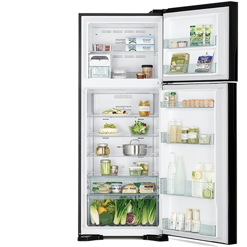 מקרר מקפיא עליון 450 ליטר דגם HITACH R-V540PRS8BBK