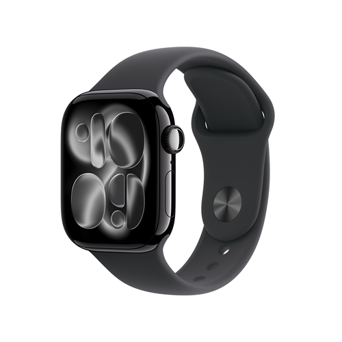 שעון Apple 11 Cell 42mm Jet Black + Black band M/L
