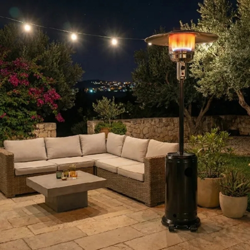 פטריית חימום גז 13KW דגם 124107 אמישראגז שחור