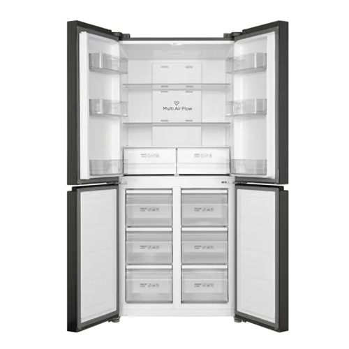 מקרר 4 דלתות 470 ליטר דגם TCL P560CDN נירוסטה