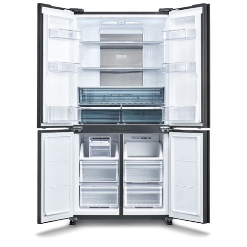 מקרר 4 דלתות 572 ליטר SHARP SJ-FFE89-SL כסוף כהה