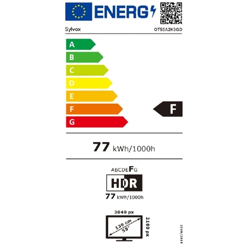 טלוויזיית חוץ "55 SYLVOX Deck Pro 3.0 Outdoor TV