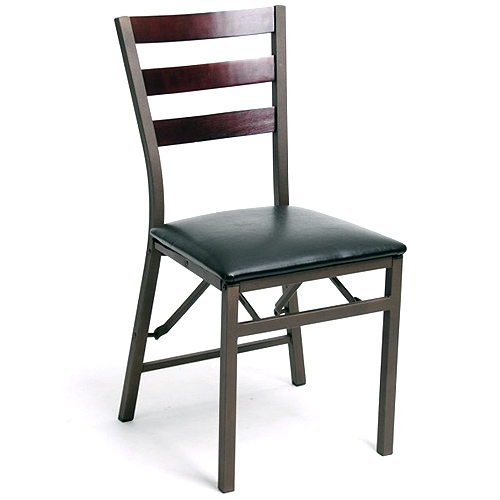 כסא מתקפל עטרת בשילוב מתכת איכותית ועץ מלא