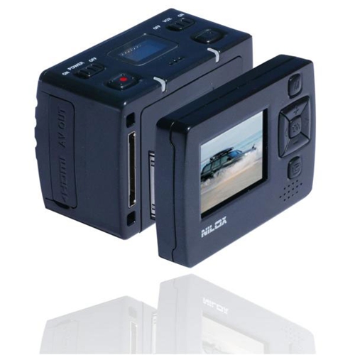מצלמת אקסטרים FULL-HD, מסך שלט, עמידה למים