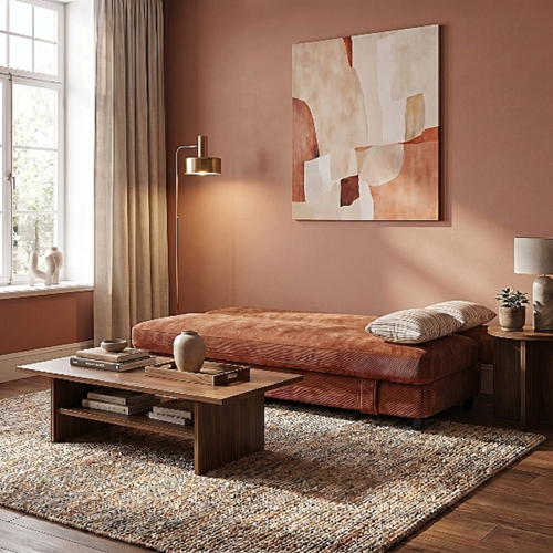 ספה מעוצבת נפתחת למיטה רחבה אואזיס חמרה HOME DECOR