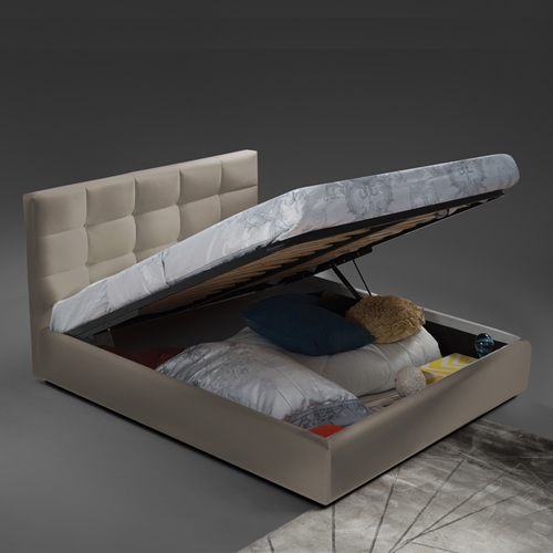 מיטה זוגית מעוצבת עם ארגז מצעים בילי HOME DECOR