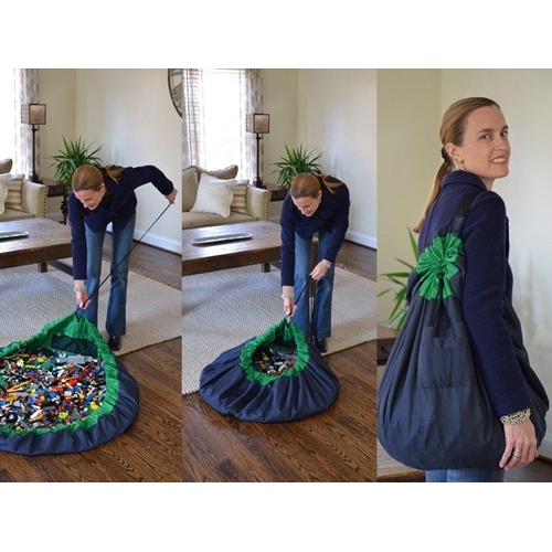 משטח פעילות לילדים שהופך לשק איסוף