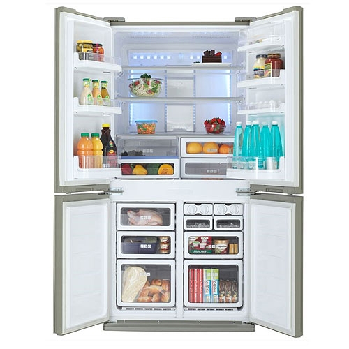 מקרר שארפ 4 דלתות נפח 568 ליטר אינוורטר