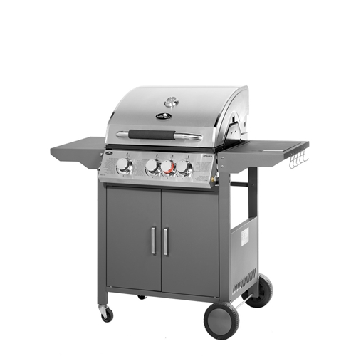 גריל גז 3 מבערים + כירת צד AUSTRALIA CHEF APOLLO 3