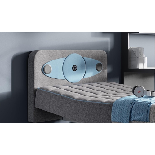 מיטת נוער מתכווננת ומעוצבת דגם Hipster