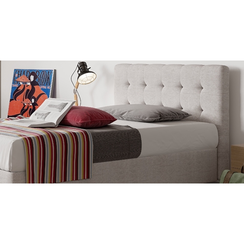 מיטת נוער מרופדת עם ארגז מצעים דגם Roma