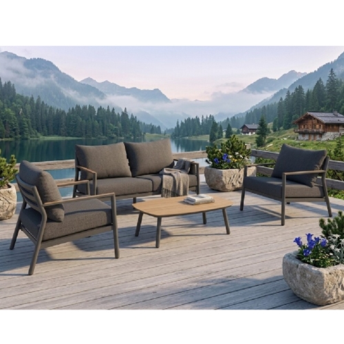 מערכת ישיבה מאלומיניום דגם קנברה Australia Garden