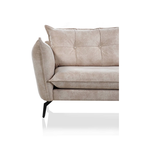 סלון פינתי שזלונג מעץ מלא דגם בריטני LEONARDO