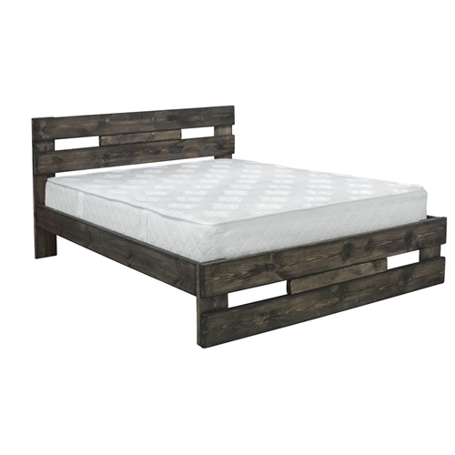 מיטה זוגית דגם ברבור עשויה עץ אורן מלא