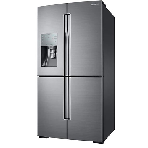 מקרר 4 דלתות עם קיוסק 857 ל' SAMSUNG RF80K9070SR