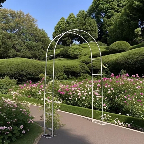 קשת רחבה גפן ממתכת 140 ס"מ  לתמיכת צמחים מטפסים