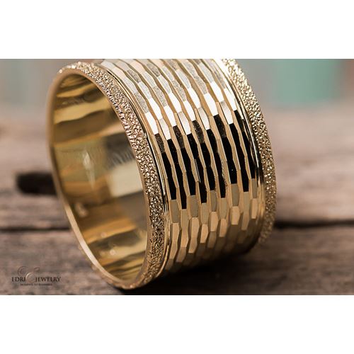 טבעת זהב טהור 14K מדגם Cleopatra בעיצוב עתיק
