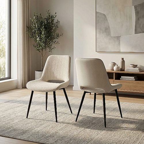 זוג כיסאות מעוצבים לפינת אוכל שוהם HOME DECOR