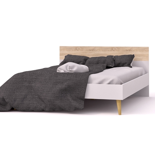מיטה זוגית מעוצבת תוצרת דנמרק HOME DECOR