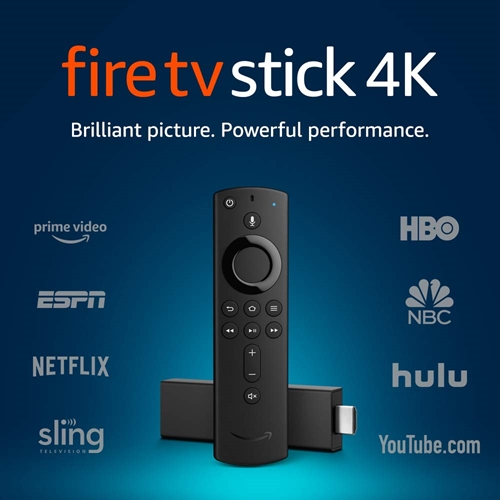 סטרימר אלחוטי AMAZON new Fire TV with 4K Ultra HD and Alexa