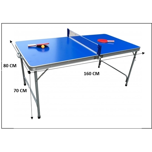 שולחן מתקפל מאלומיניום המשמש גם כשולחן פינג פונג