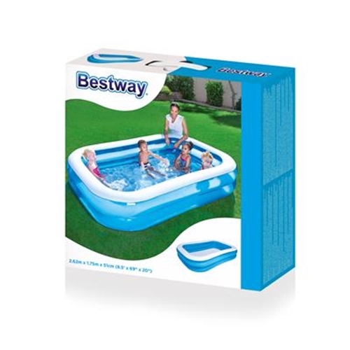 בריכה משפחתית מתנפחת 262-175-51 ס"מ מבית BESTWAY