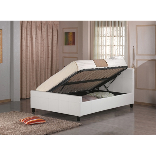 מיטת זוגית כוללת ארגז מצעים דגם BLANCO מבית GAROX