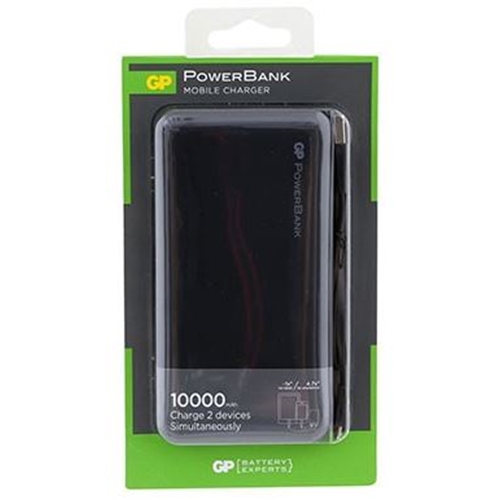 חיסול מלאי מטען חרום לסלולר סוללה 10000Mah שחור GP