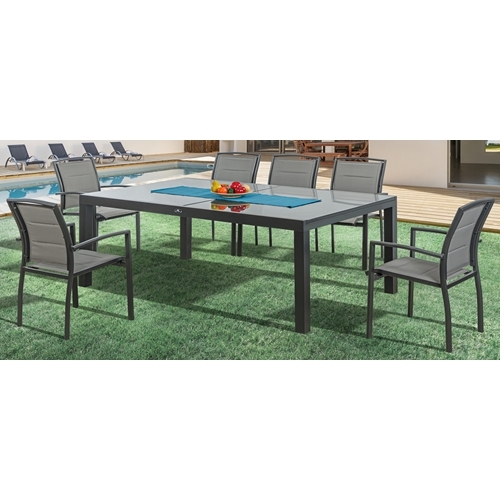 סט פינת אוכל יוקרתי אלומיניום Berlin