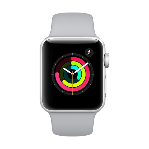 שעון חכם כסוף Apple Watch Series 3 GPS 38mm