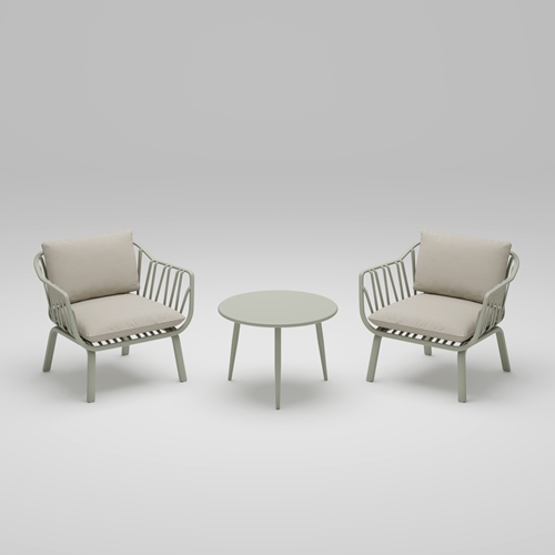 סט ישיבה 2 כורסאות + שולחן מישיגן Australia Garden