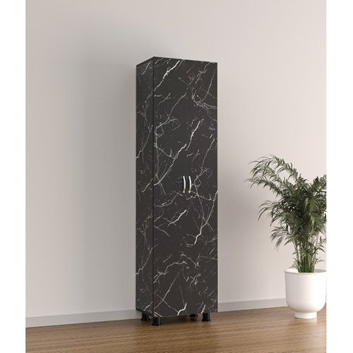 ארון 2 דלתות עם 7 מדפים דגם 6101 אופק