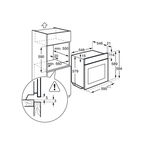 תנור רב-תכליתי 71 ליטר Multifunction Oven מבית AEG