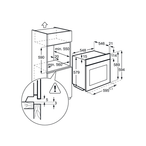תנור רב-תכליתי 71 ליטר SteamCrisp נירוסטה מבית AEG