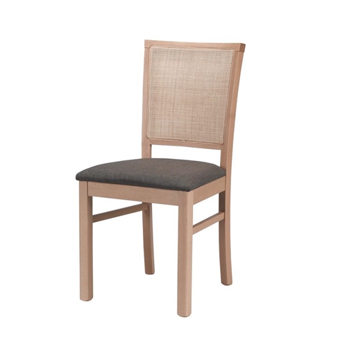 סט 4 כיסאות לפינת אוכל מעוצב עם מסגרת עץ ביתילי