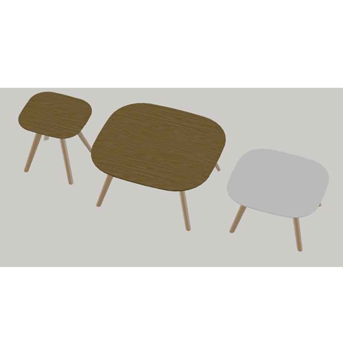 שולחן קפה מרובע לסלון בסגנון כפרי בצבע קרם ביתילי