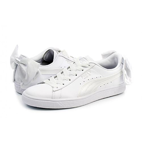 puma basket bow black