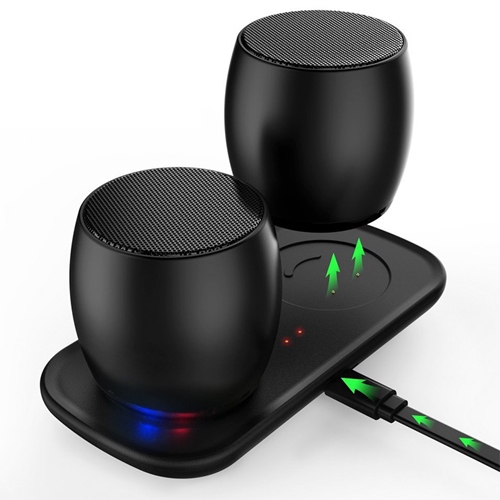 זוג רמקולים אלחוטיים סטריאו TWS דגם A מבית WIRE