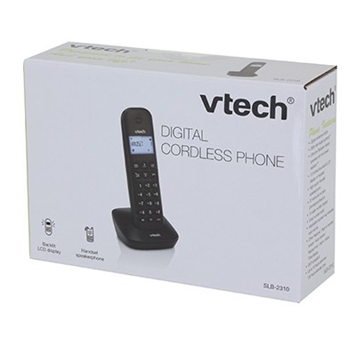 טלפון דק שחור Vtech דגם SLB-2310